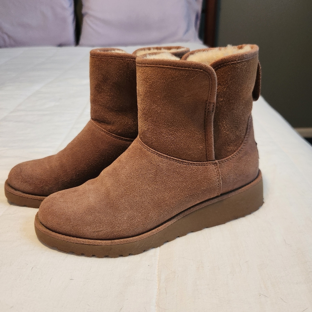 UGG wedge heel ankle boots